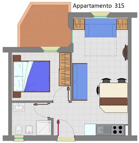 Residenza Dei Cavalleggeri San Vincenzo Apart-hotel